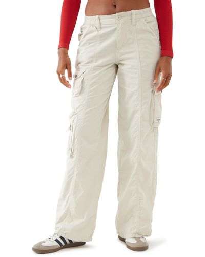 BDG Y2k Cotton Cargo Pants - Natural