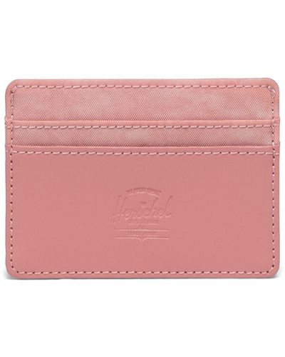 Herschel Supply Co. Charlie Rfid Card Case - Pink