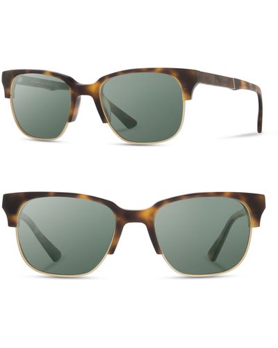 Shwood 'newport' 52mm Polarized Sunglasses - Green