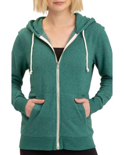 Threads For Thought Full Zip Hoodie - Green