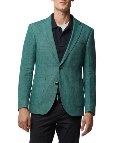 Rodd & Gunn The Cascades Virgin Wool & Linen Sport Coat - Green