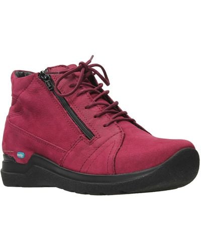 Wolky Why Water Resistant Sneaker - Red