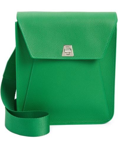 Akris Small Anouk Leather Crossbody Bag - Green