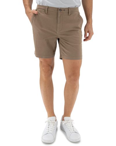 DEVIL-DOG DUNGAREES 7-inch Performance Stretch Chino Shorts - Natural