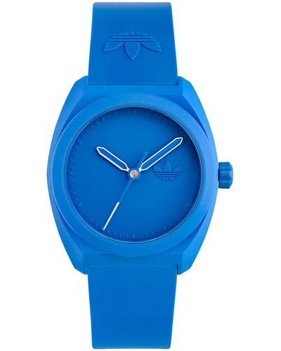 adidas Ao Street Resin Strap Watch - Blue