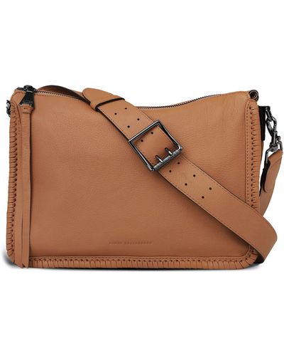 Aimee Kestenberg Famous Leather Large Crossbody Bag - Brown