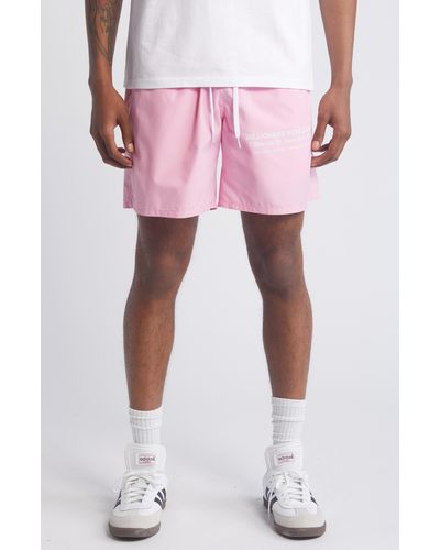 BBCICECREAM Mercer Drawstring Shorts - Pink