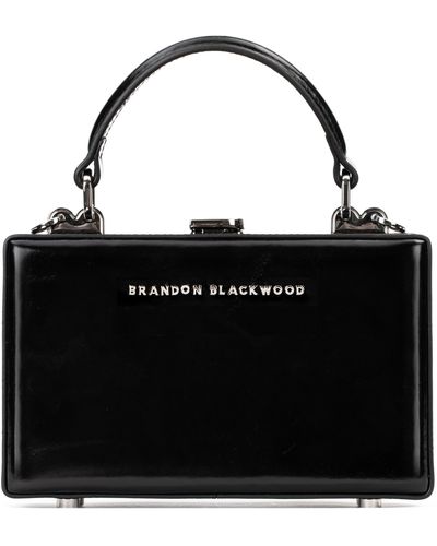 Brandon Blackwood Slim Kendrick Trunk Crossbody Bag - Black