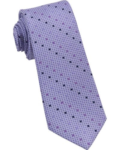 W.r.k. Multi Dot Silk Tie - Purple
