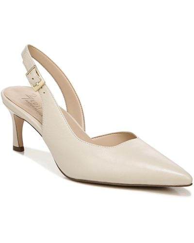 27 EDIT Naturalizer Felicia Slingback Pointed Toe Pump - White