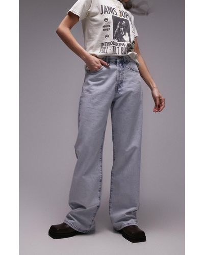 TOPSHOP Column Jeans - Gray