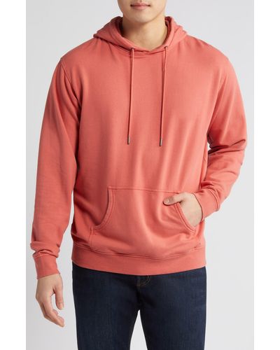 Peter Millar Lava Wash Pullover Hoodie - Red