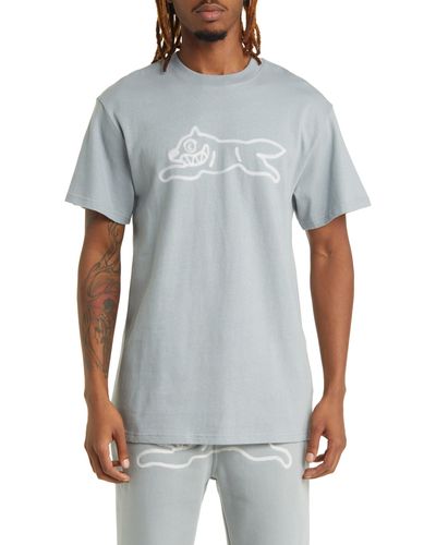 ICECREAM Burner Oversize Running Dog T-shirt - Gray