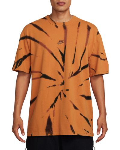 Nike Sportswear Premium Essentials Tie Dye T-shirt - Orange