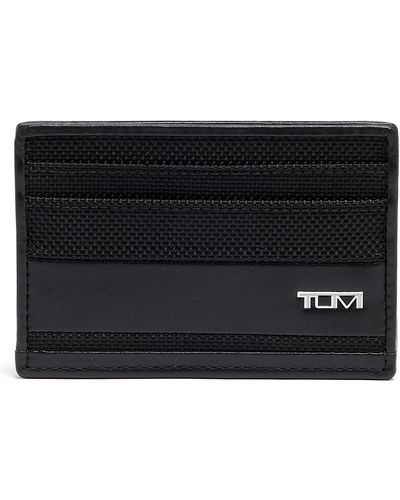 Tumi Slim Leather Card Case - Black