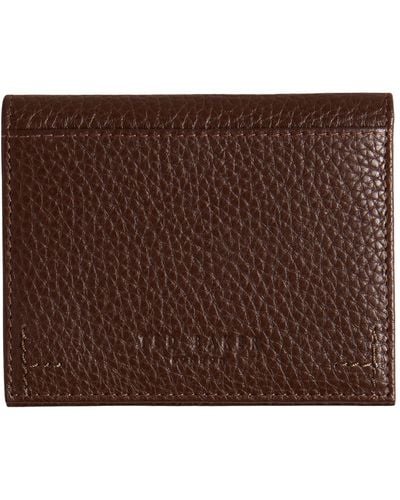 Ted Baker Pannal Color Leather Card Holder - Brown