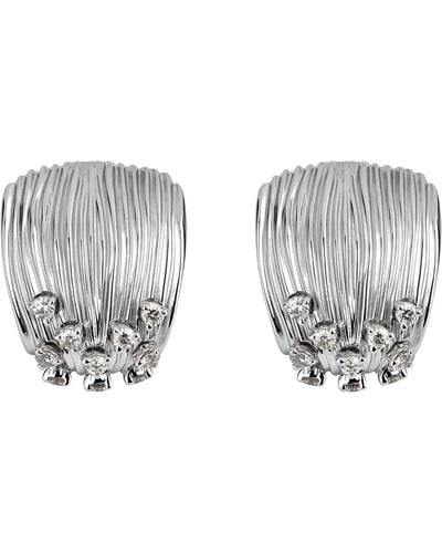 Hueb Bahia Diamond Earrings - Metallic
