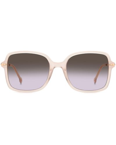 Carolina Herrera 55mm Square Sunglasses - Multicolor