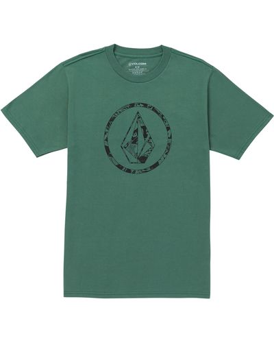Volcom Circle Stone Graphic T-shirt - Green