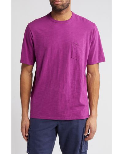Tommy Bahama Bali Beach Crewneck T-shirt - Purple