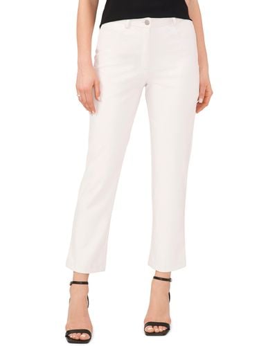 Halogen® Halogen(r) 5-pocket Faux Leather Pants - White