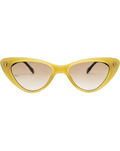 MITA SUSTAINABLE EYEWEAR 54mm Cat Eye Sunglasses - Yellow