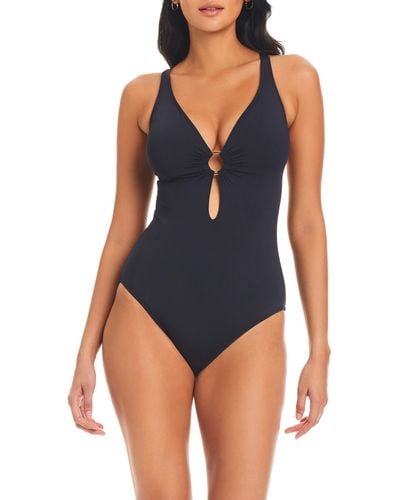 Rod Beattie Ring Me Up One-piece Swimsuit - Blue