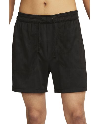 Nike Yoga Dri-fit Jersey Shorts - Black