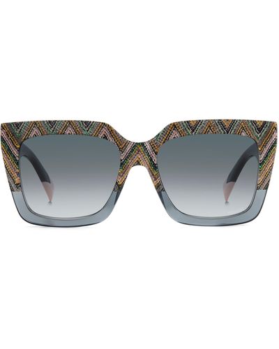 Missoni 55mm Square Sunglasses - Gray