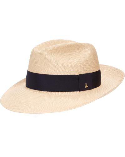 Lafayette 148 New York Icon Straw Panama Hat - Multicolor