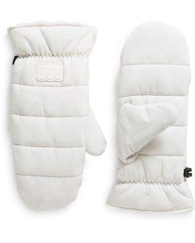 UGG ugg(r) Maxi All Weather Insulated Mittens - White