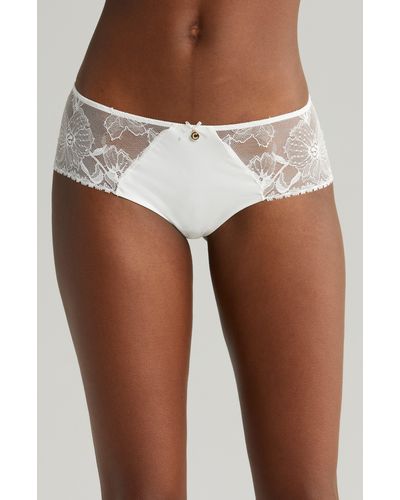 Chantelle Orchids Hipster Briefs - White