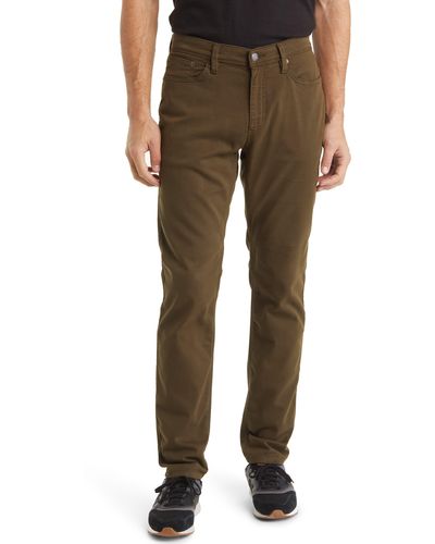 DUER No Sweat Slim Fit Stretch Pants - Brown