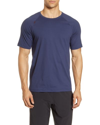 Rhone Reign Athletic Short Sleeve T-shirt - Blue