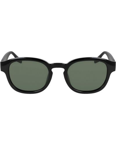 Converse Fluidity 50mm Round Sunglasses - Green
