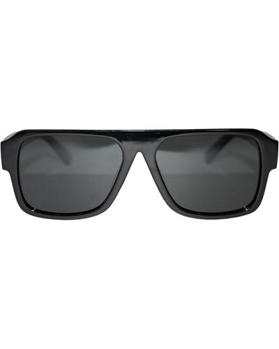 Fifth & Ninth Lennon 68mm Polarized Square Sunglasses - Black