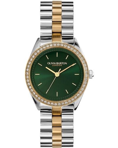 Olivia Burton Bejewelled Bracelet Watch - Green