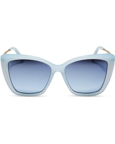 DIFF Becky Ii 55mm Cat Eye Sunglasses - Blue