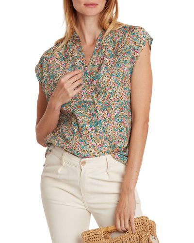 Cache Coeur Flora Maternity/nursing Button-up Shirt - Multicolor