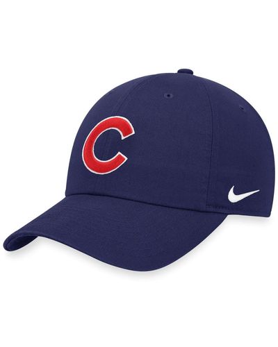 Nike Chicago Cubs Heritage 86 Lightweight Unstructured Adjustable Hat At Nordstrom - Blue