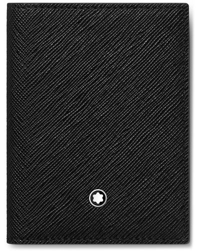 Montblanc Sartorial Leather Bifold Card Holder - Black