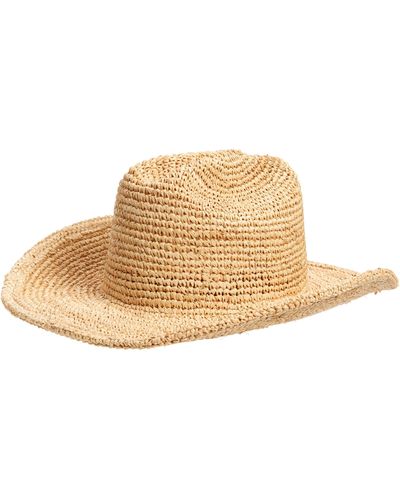 Lack of Color Raffia Cowboy Hat - Natural