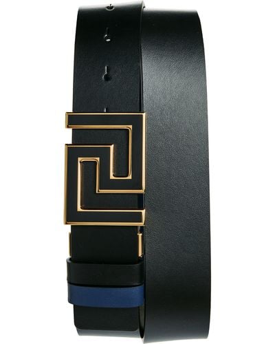Versace Reversible La Greca Buckle Belt - Multicolor