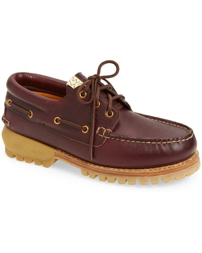 Visvim Wallace Deck Boat Shoe - Brown