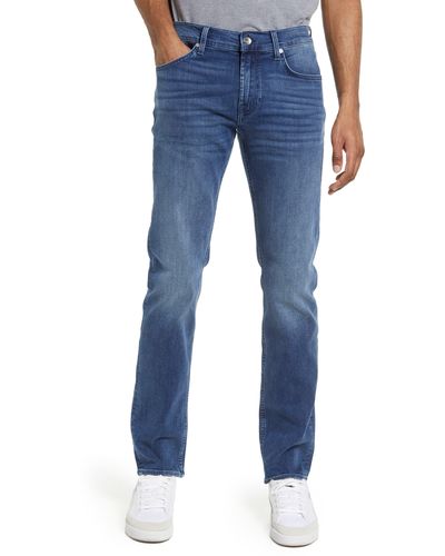 Seven7 Slimmy Squiggle Slim Fit Jeans In Epsom At Nordstrom Rack - Blue