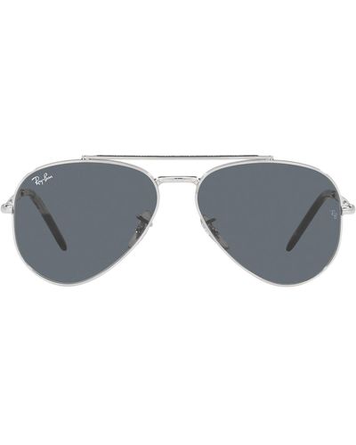 Ray-Ban New Aviator 58mm Pilot Sunglasses - Blue