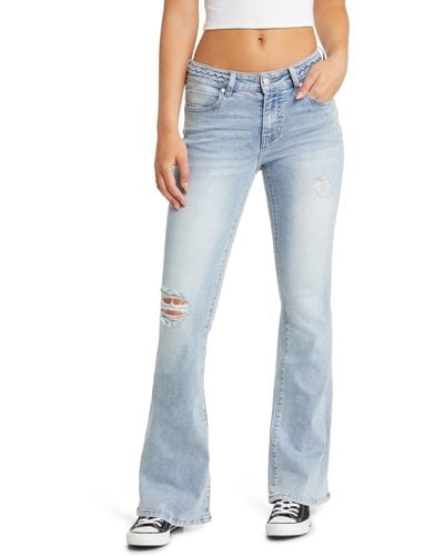 PTCL Braided Flare Leg Jeans - Blue