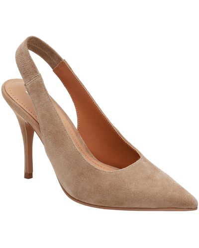 Lisa Vicky Piper Pointed Toe Slingback Pump - Brown