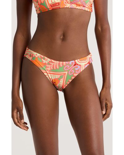 Maaji Kaleidoscope Sublimity Reversible Bikini Bottoms - Orange