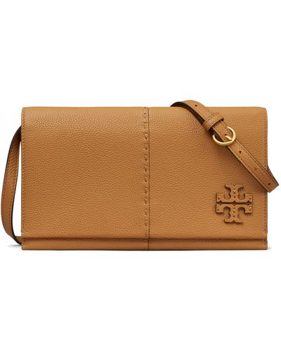 Cross body bags Tory Burch - McGraw red leather camera bag - 45135614